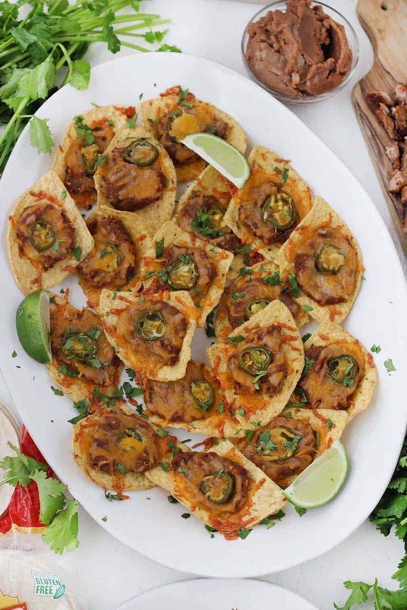 Refried Bean Nachos