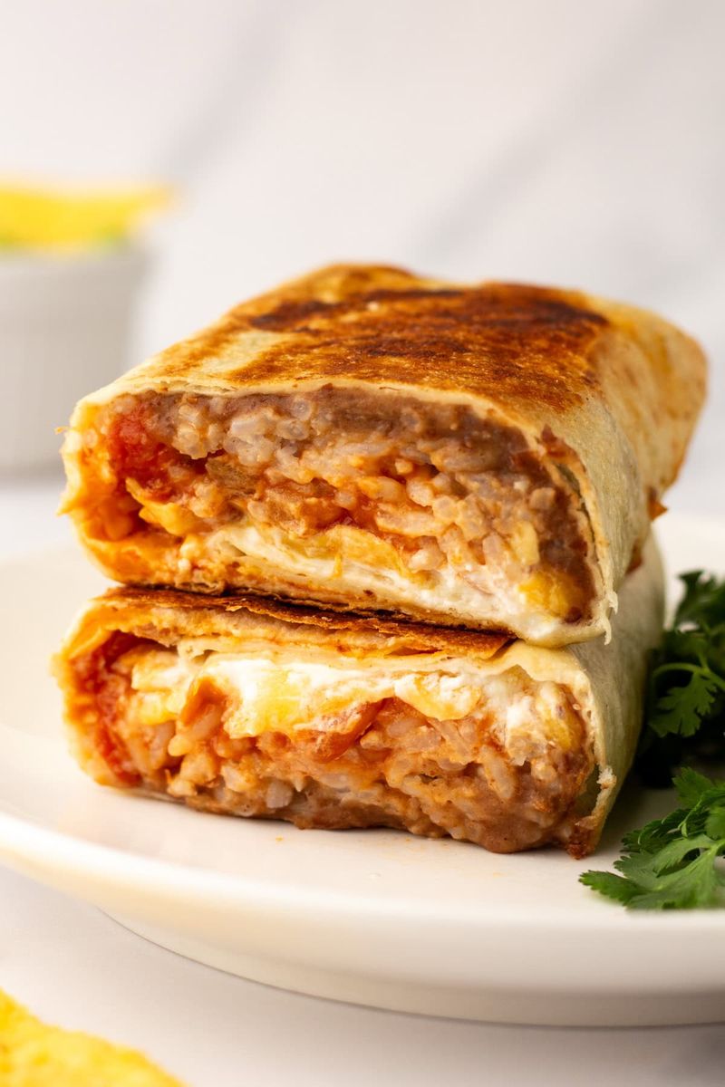 Bean and Cheese Burrito from Canned Goods