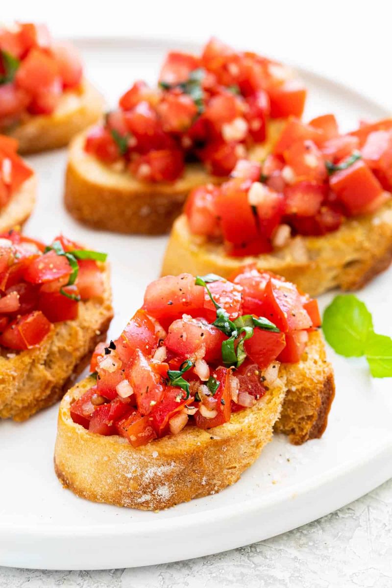 Bruschetta with Tomato and Basil