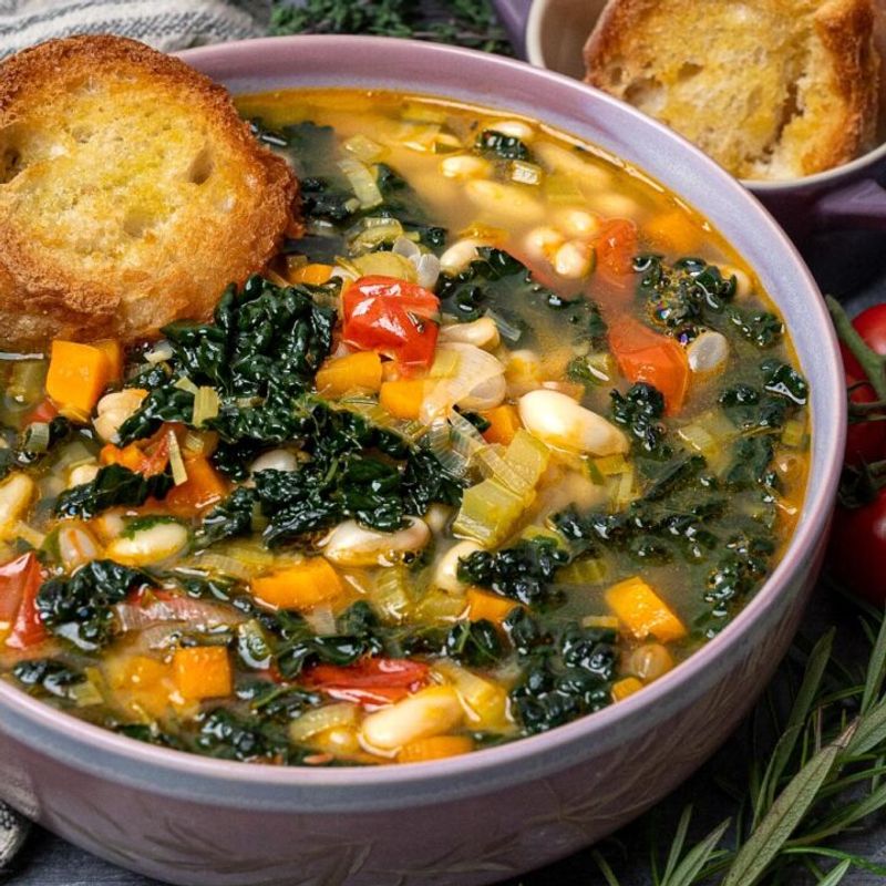Tuscan White Bean and Kale Soup