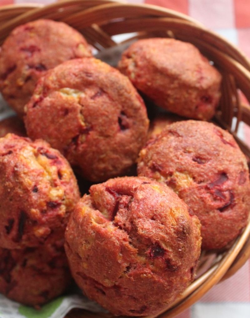 Beet and Goat Cheese Scones