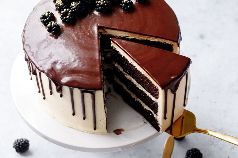 Blackberry Chocolate Cake