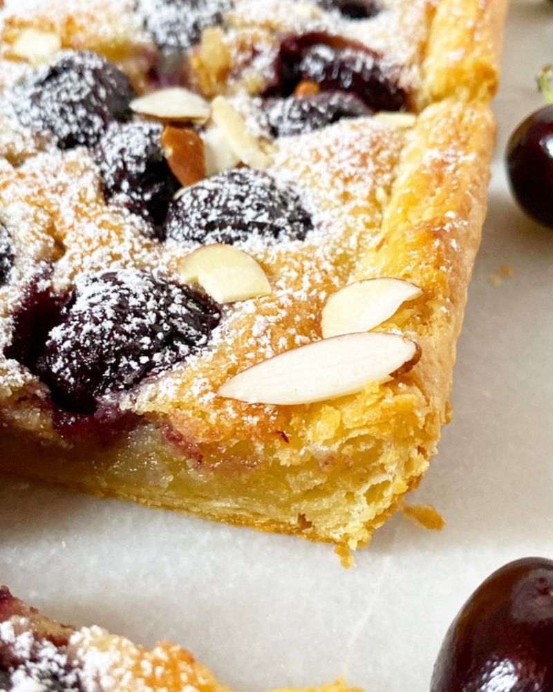 Cherry Almond Frangipane Tart