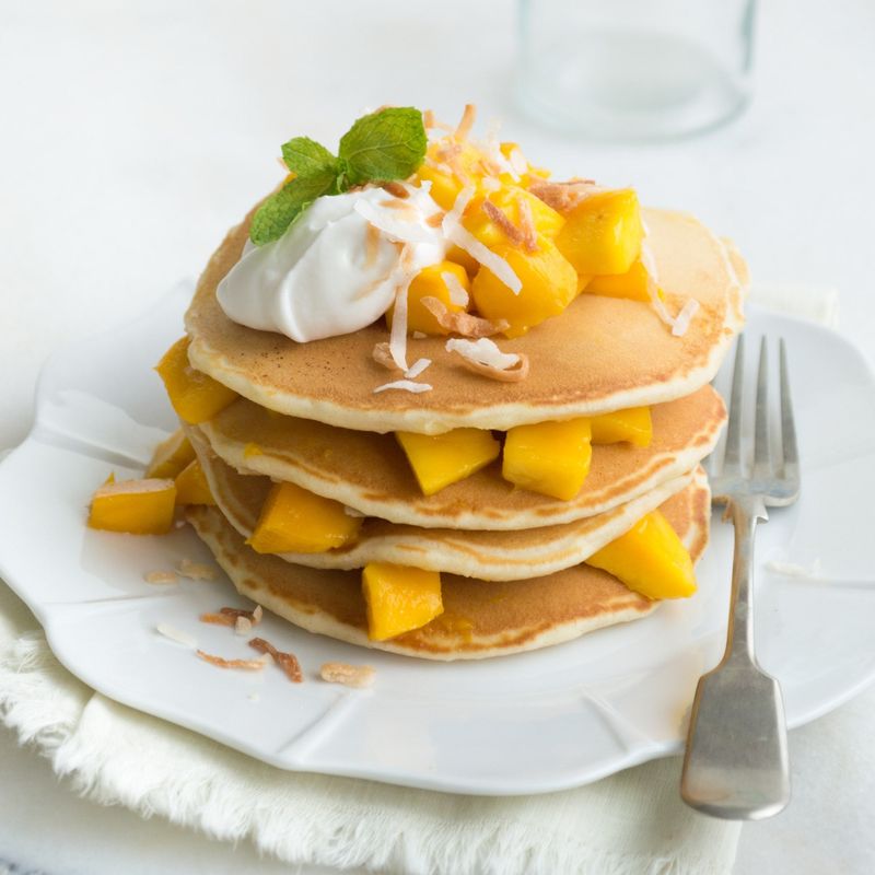Coconut Cream and Mango