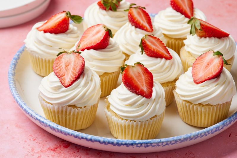 Strawberry Shortcake Cupcakes