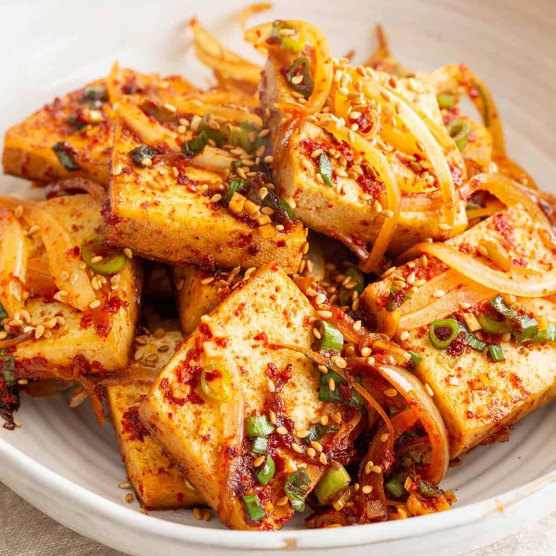 Dubu Jorim (Spicy Braised Tofu)