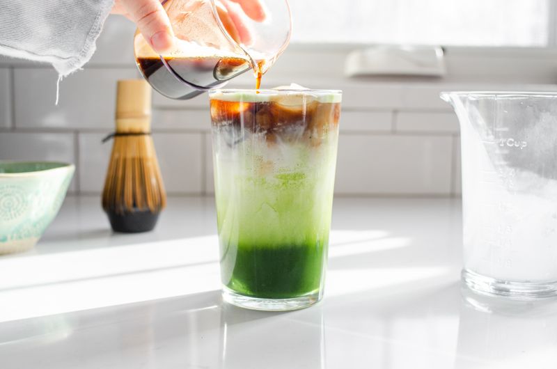 Iced Matcha Coffee Fusion