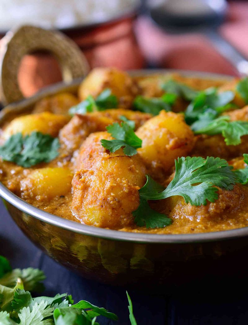 Dum Aloo (Slow-Cooked Baby Potatoes in Spiced Gravy)