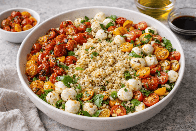 Caprese Couscous Salad
