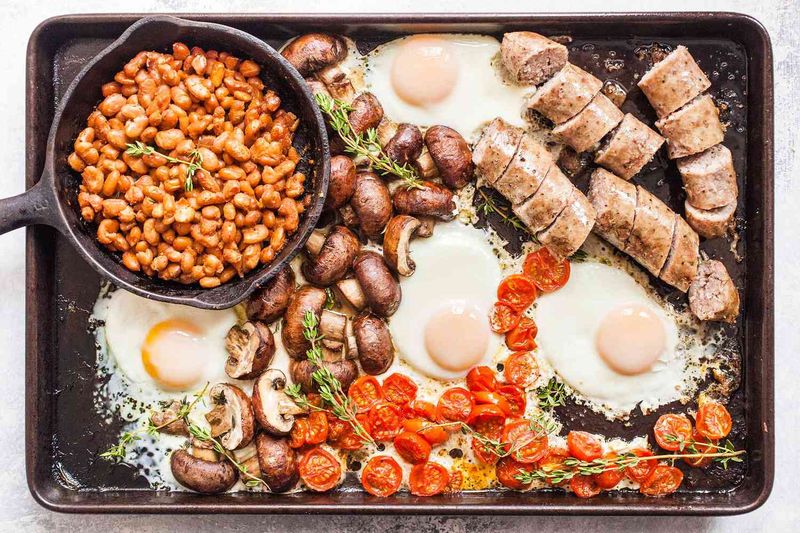 One-Tray Full English Breakfast Bake