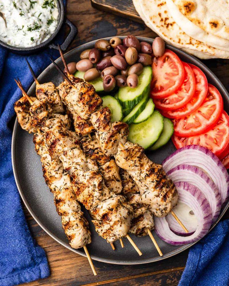 Grilled Souvlaki Skewers