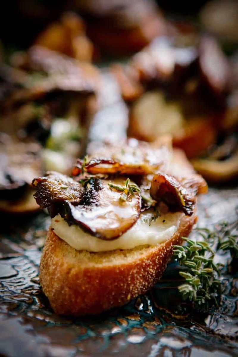 Mushroom Crostini For Elegant Snacking