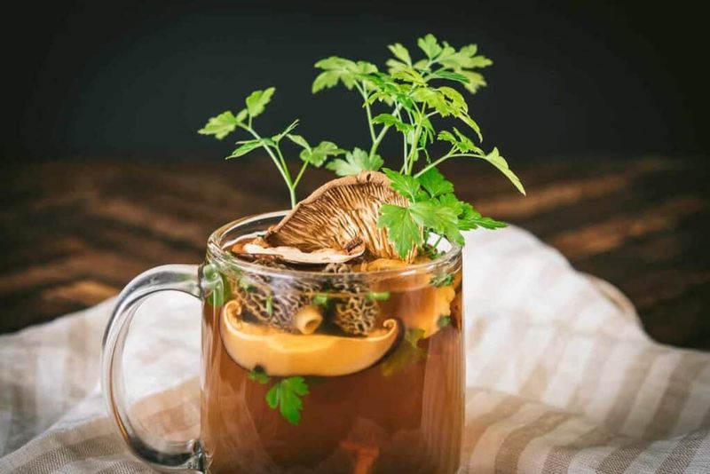 Mushroom Broth For Sipping And Cooking