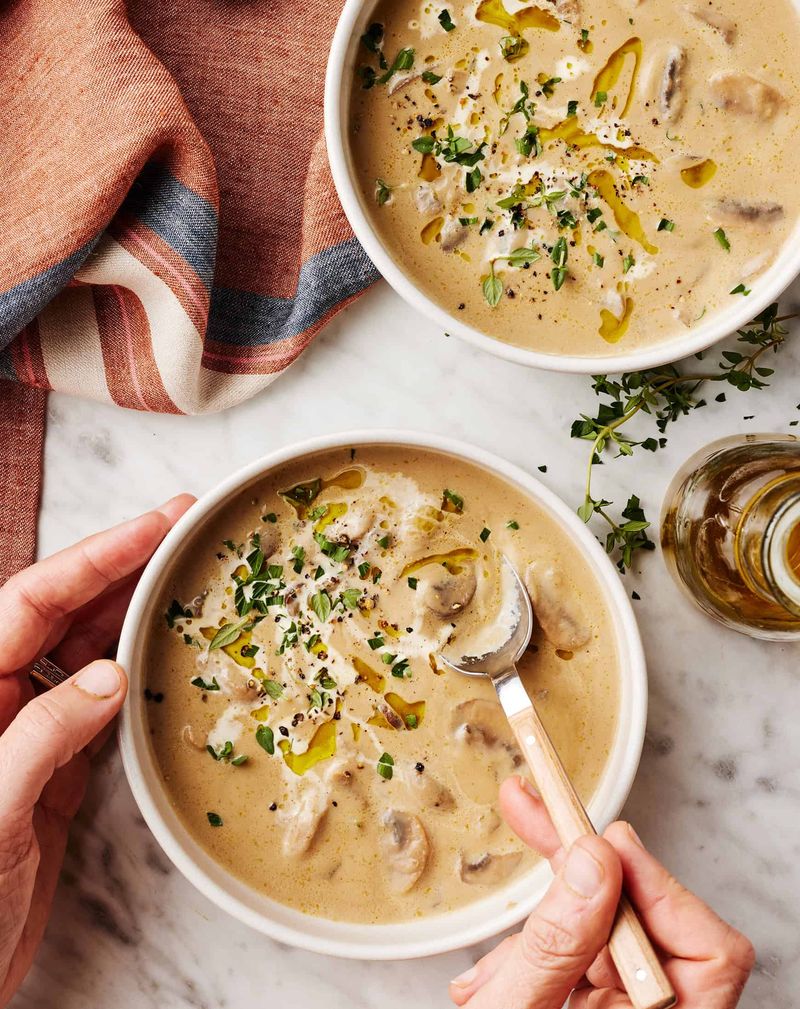 Creamy Mushroom Soup From Scratch