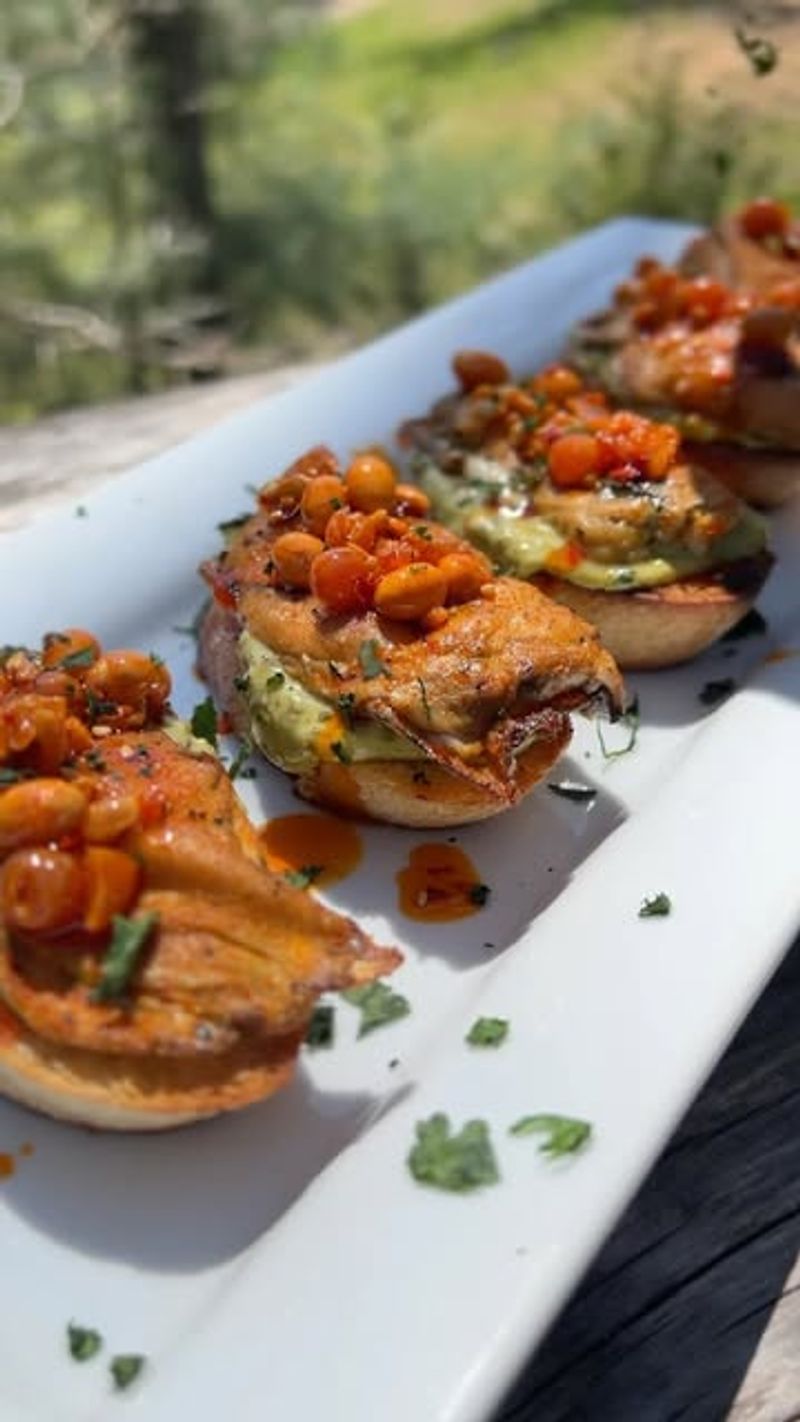 Smoked Oyster and Cream Cheese Dip with Crostini