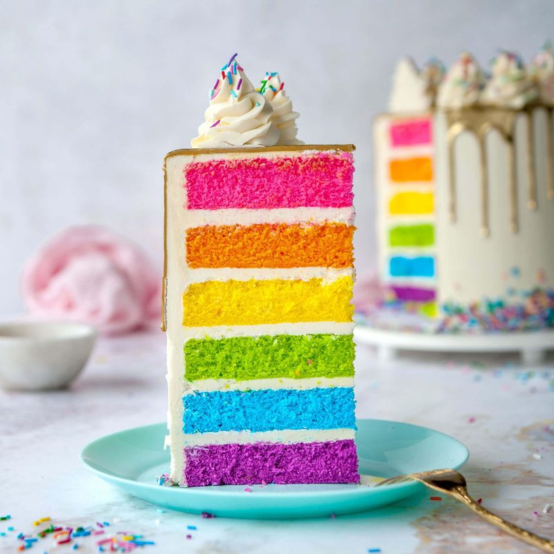 Rainbow Layer Cake