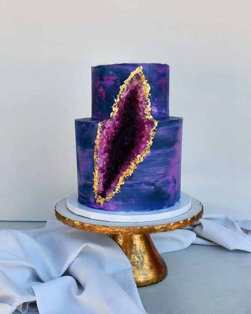 Geode Crystal Cake