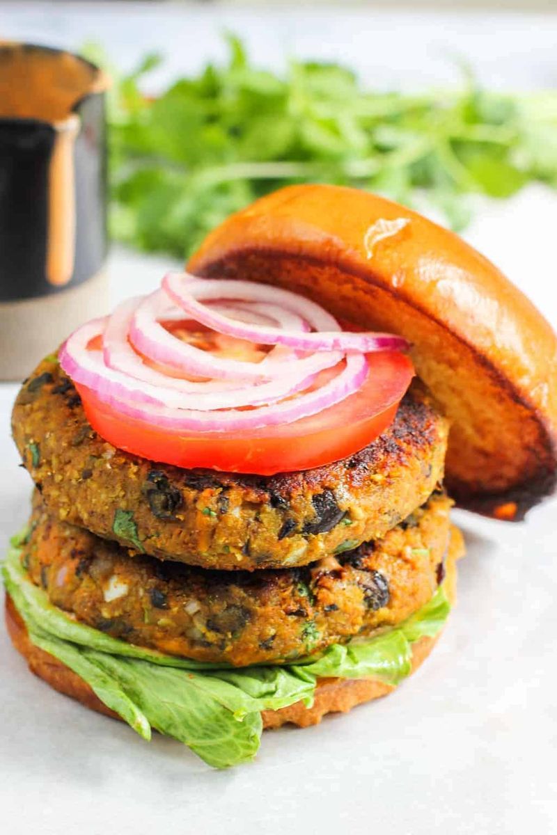 Sweet Potato and Chickpea Burger