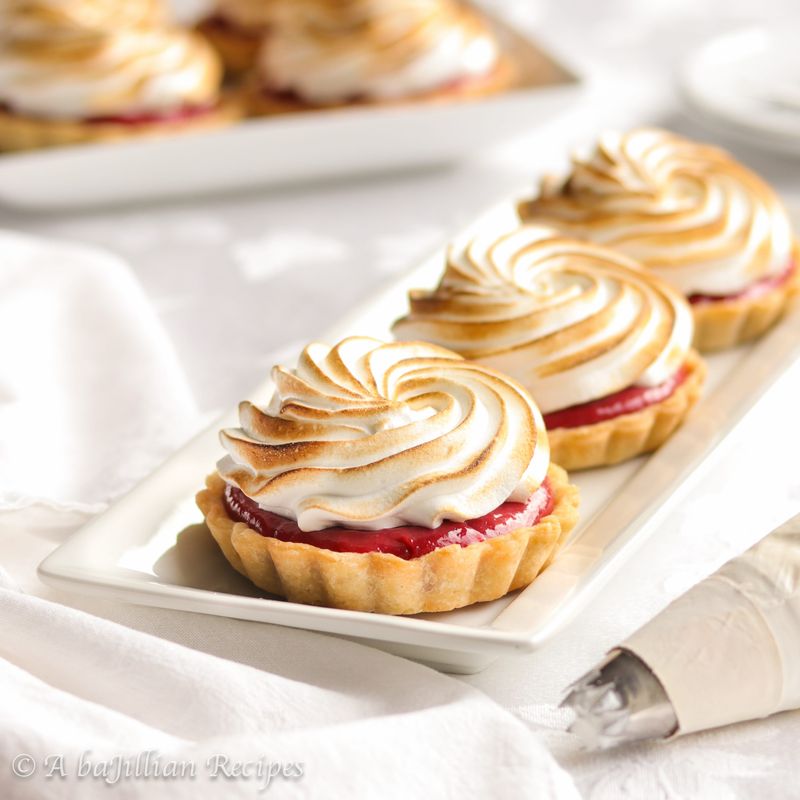 Raspberry Lemon Meringue Tart