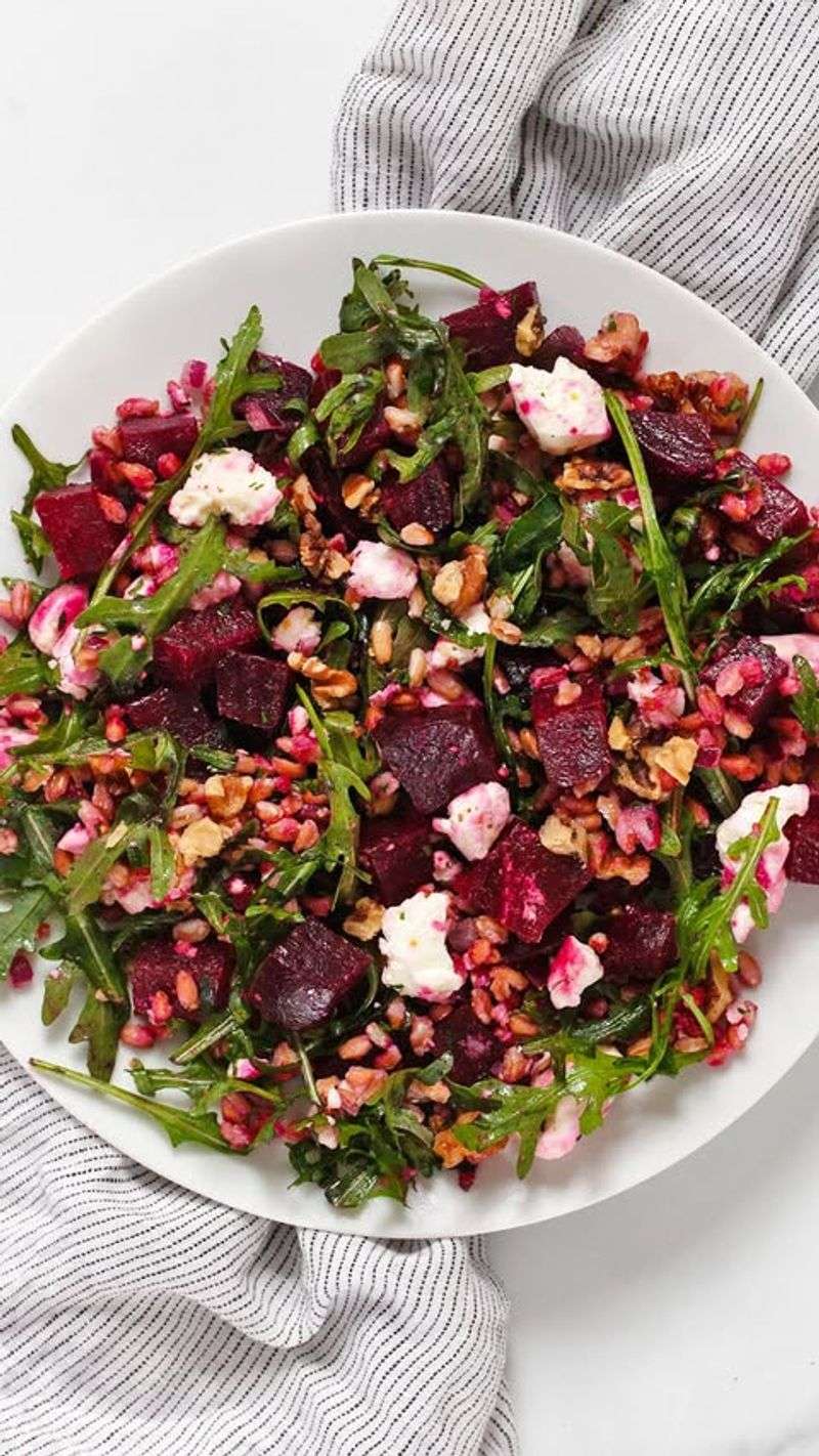 Roasted Beet and Goat Cheese Salad