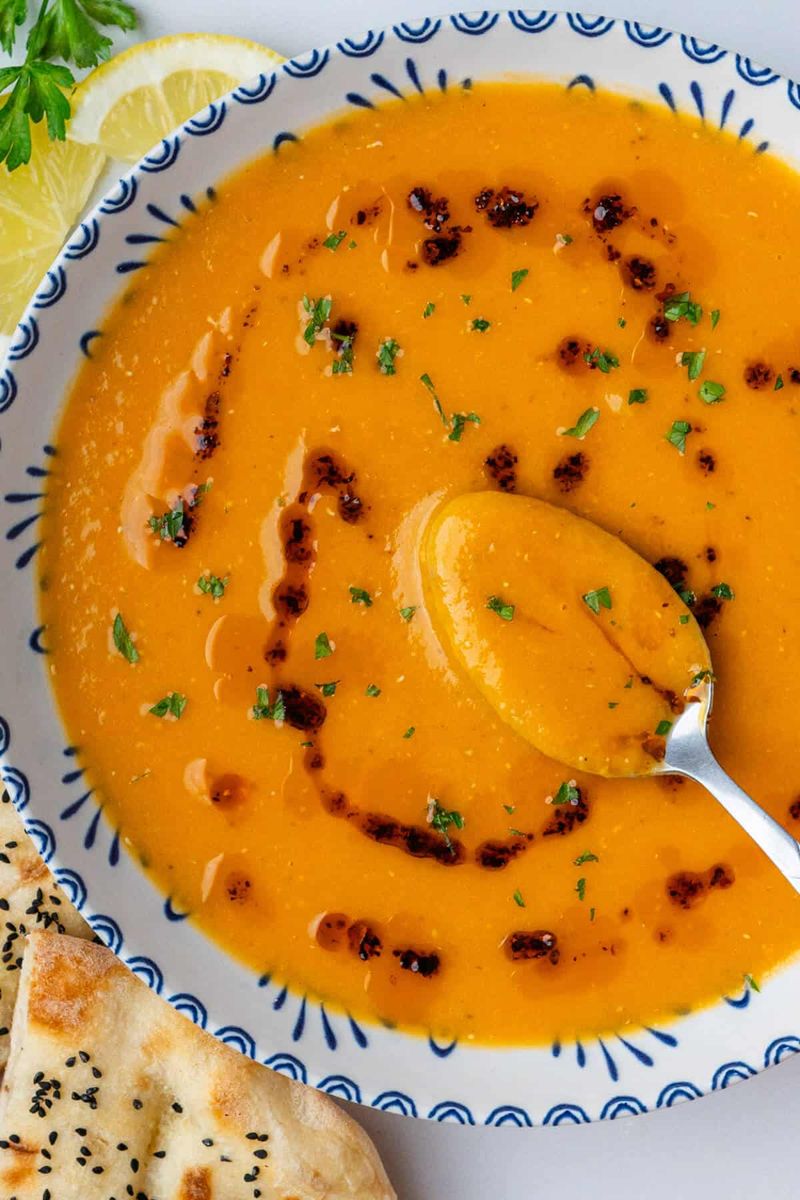 Turkey: Mercimek Corbasi (Red Lentil Soup)