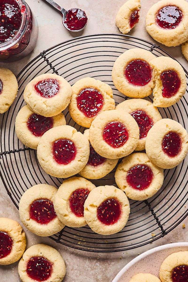 Jam Thumbprint Cookies