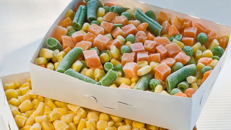Eating Frozen Vegetables