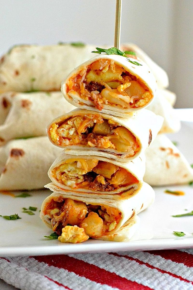 Mini Breakfast Burritos