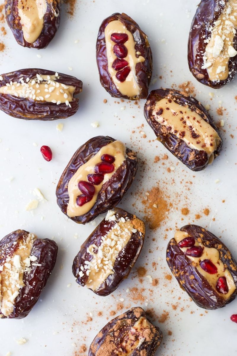 Dates Stuffed with Nut Butter