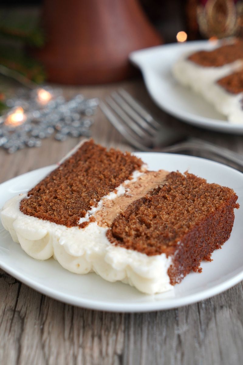 Spiced Nutmeg Gingerbread Cake