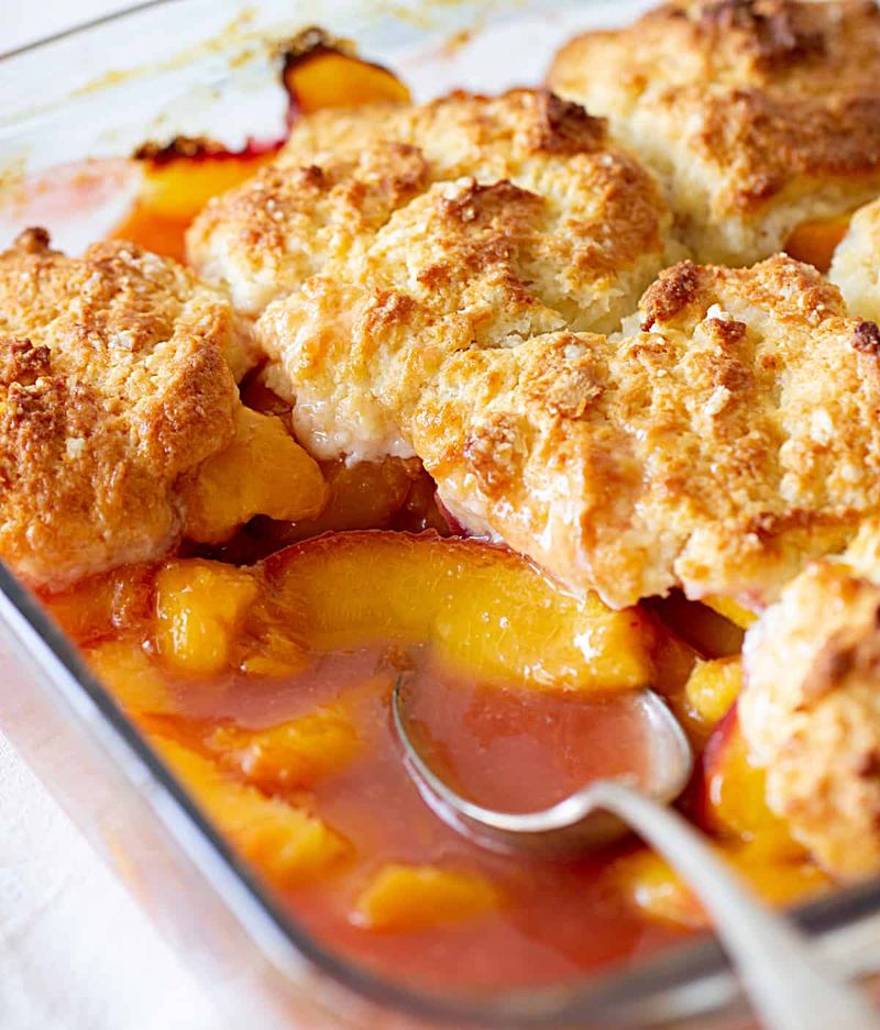 Nutmeg Peach Cobbler