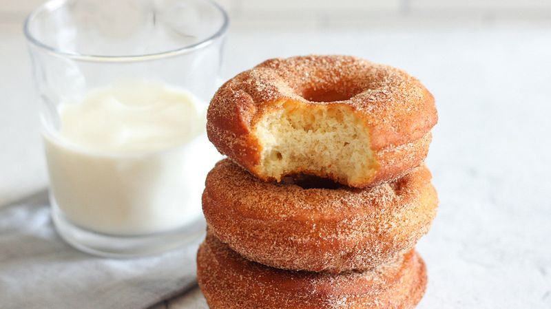 Old-Fashioned Nutmeg Doughnuts