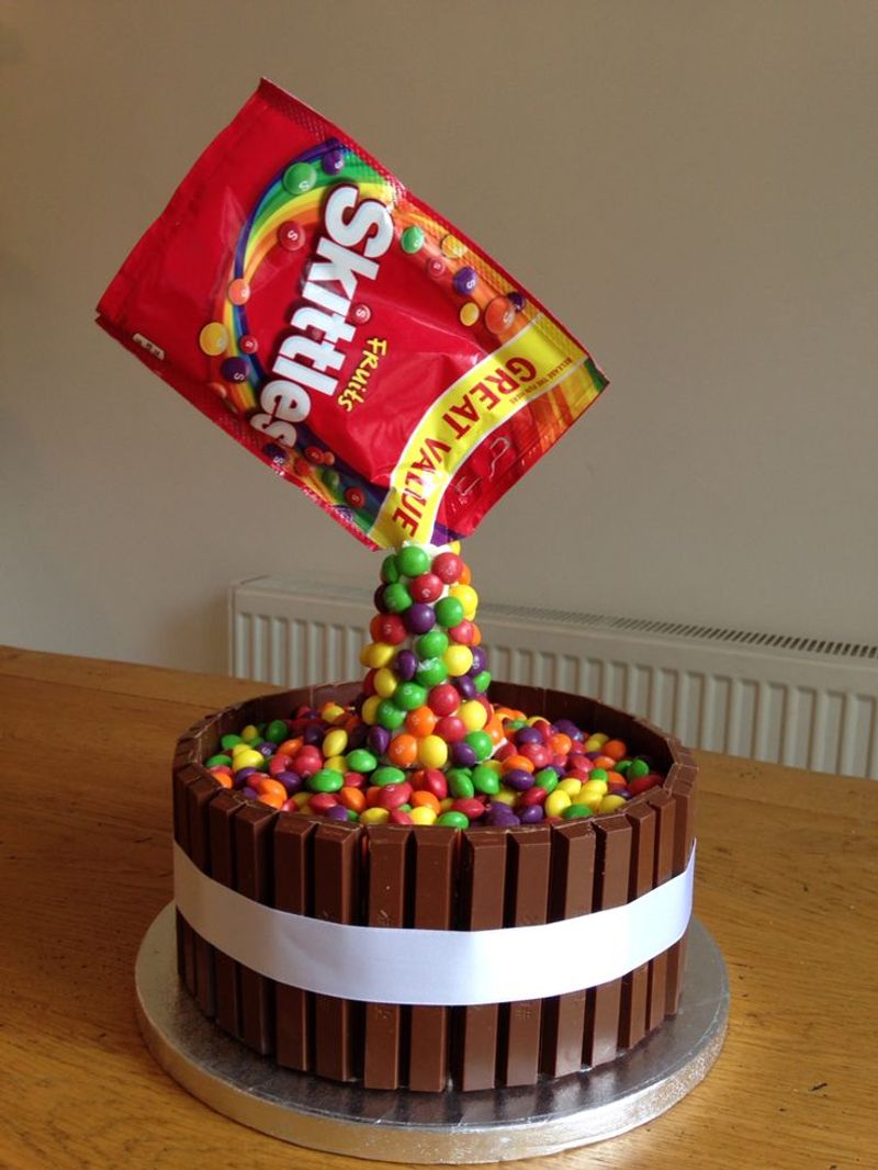 Gravity-Defying Candy Cake