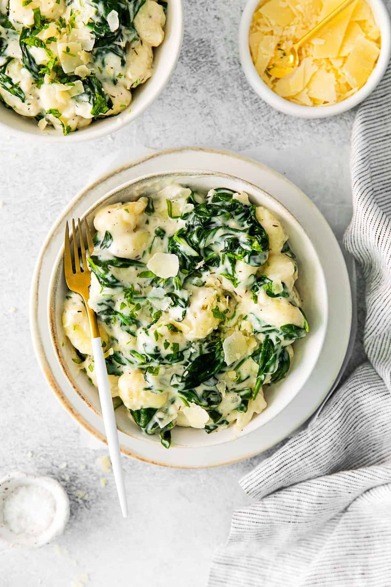 Creamy One-Pot Gnocchi with Spinach