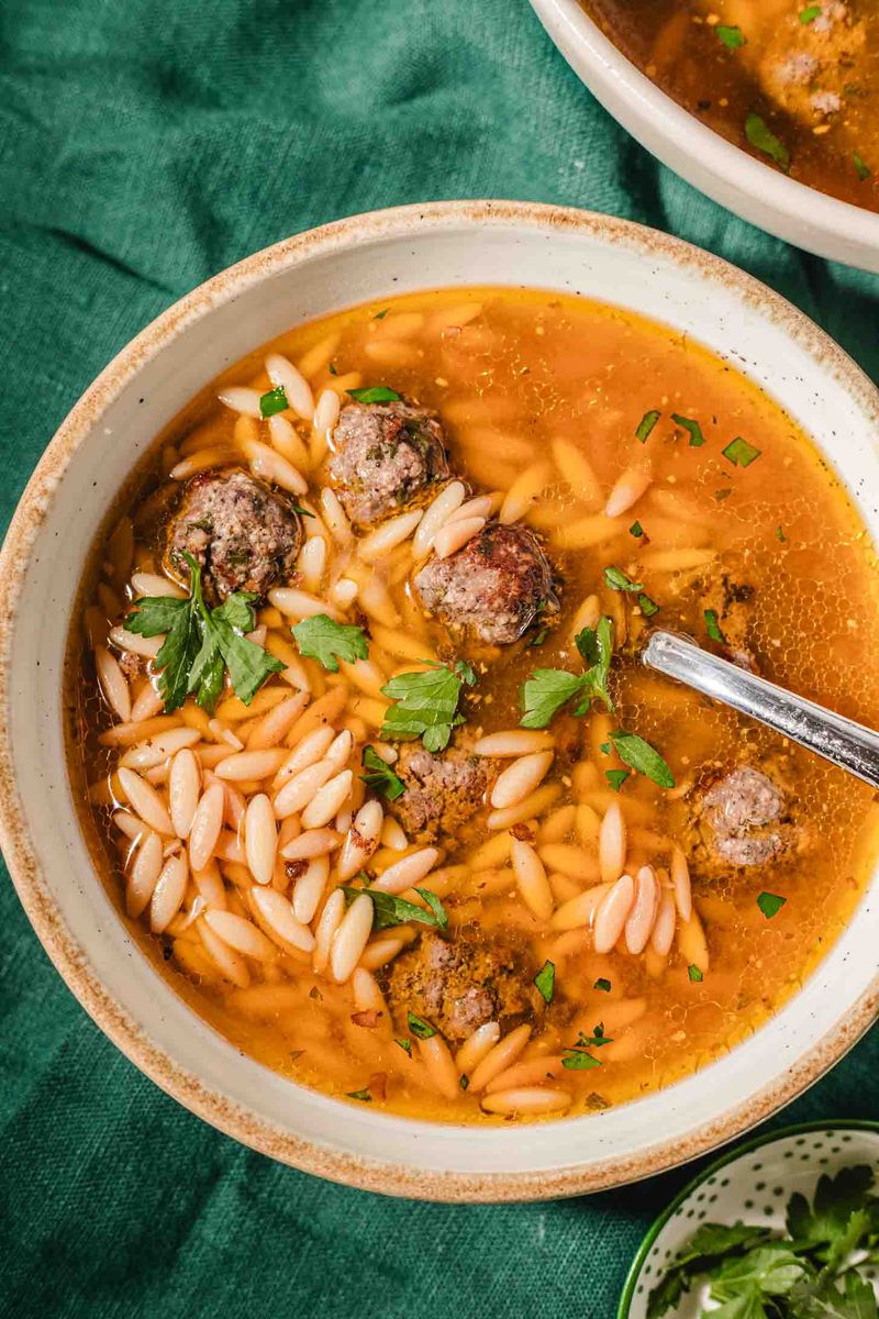 One-Pot Italian Meatball Soup