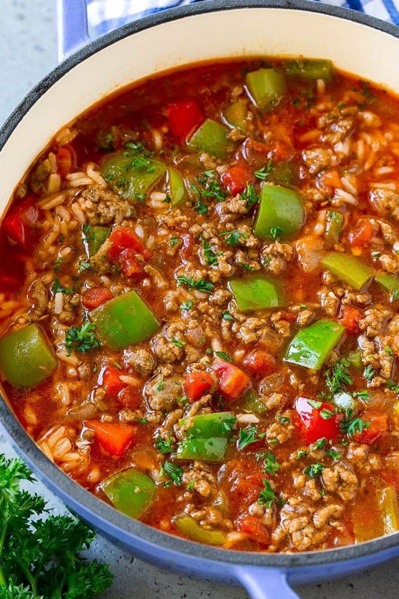 Italian Stuffed Pepper Stew
