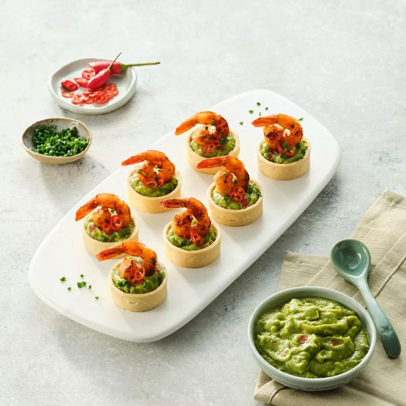 Prawn and Avocado Tartlets