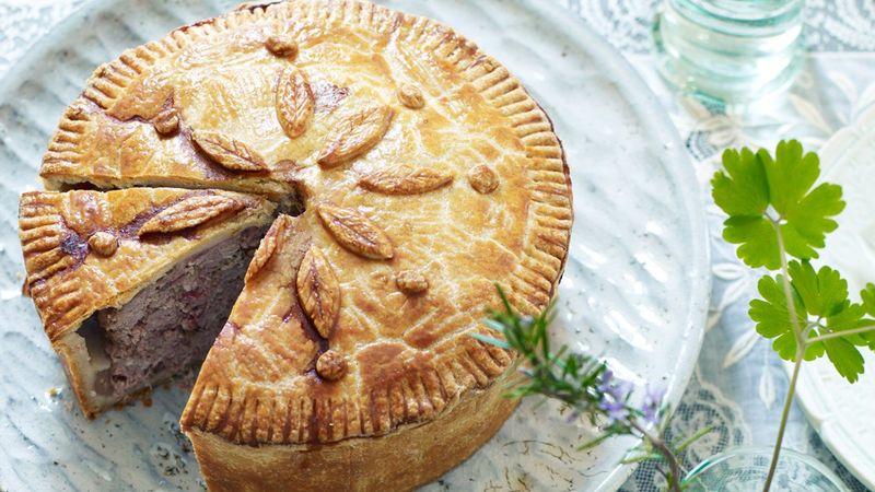 Pork and Apple Raised Pie