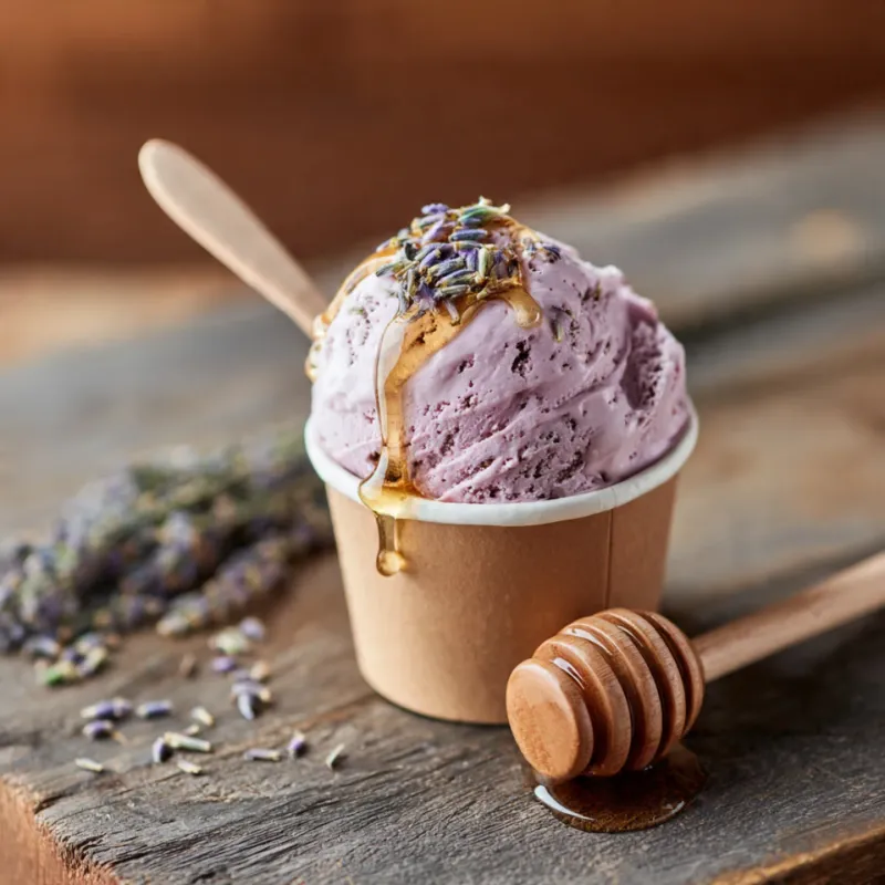 Lemon Lavender Ice Cream
