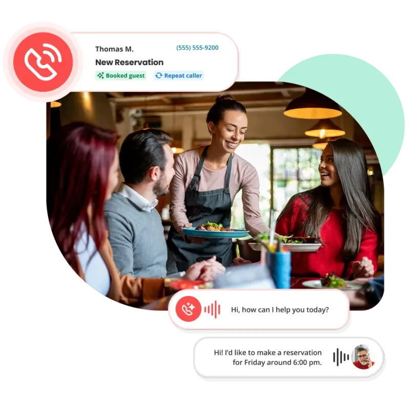 Calling Ahead to Make a Reservation by Phone