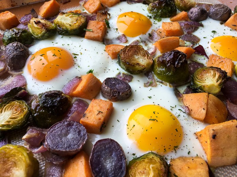 Sheet Pan Veggie Hash
