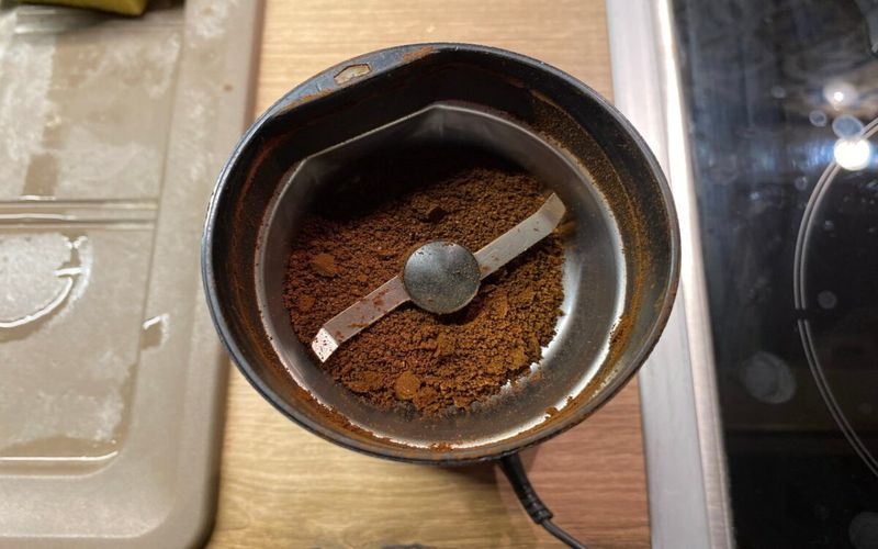 Freshly Ground Coffee Beans
