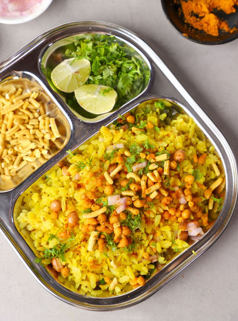 Poha – Madhya Pradesh's Beloved Breakfast Flattened Rice
