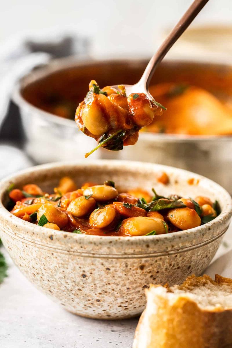 Butter Beans in Tomato Sauce