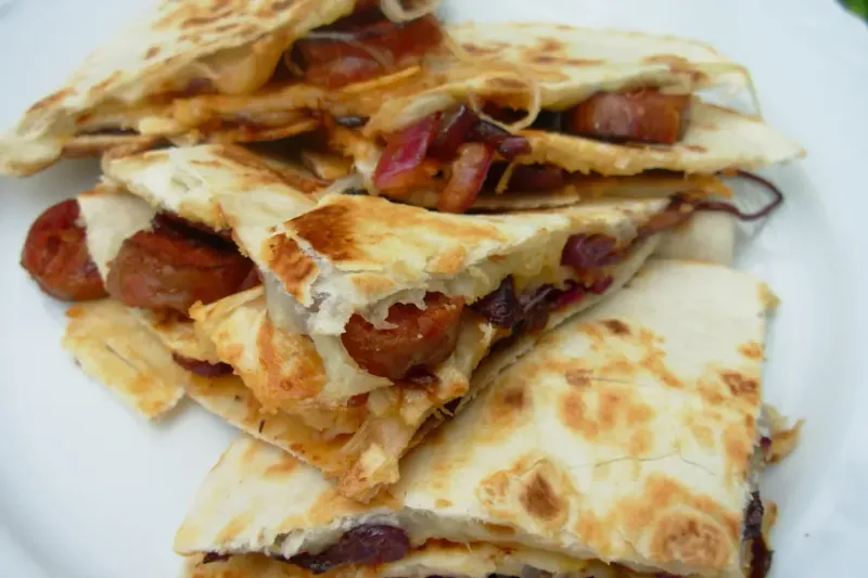 Chorizo And Manchego Waffles