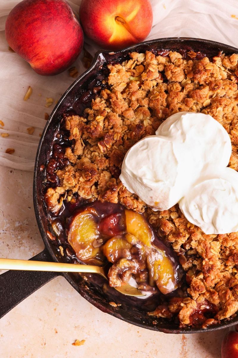 Peach Crumble