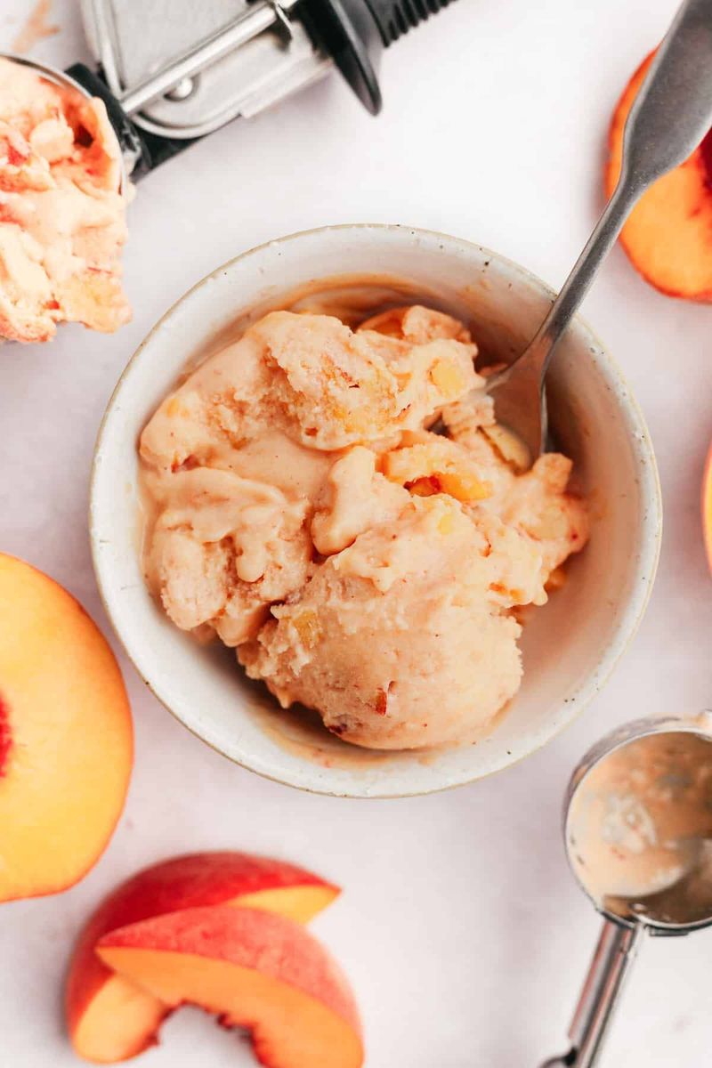 Peach Frozen Yogurt