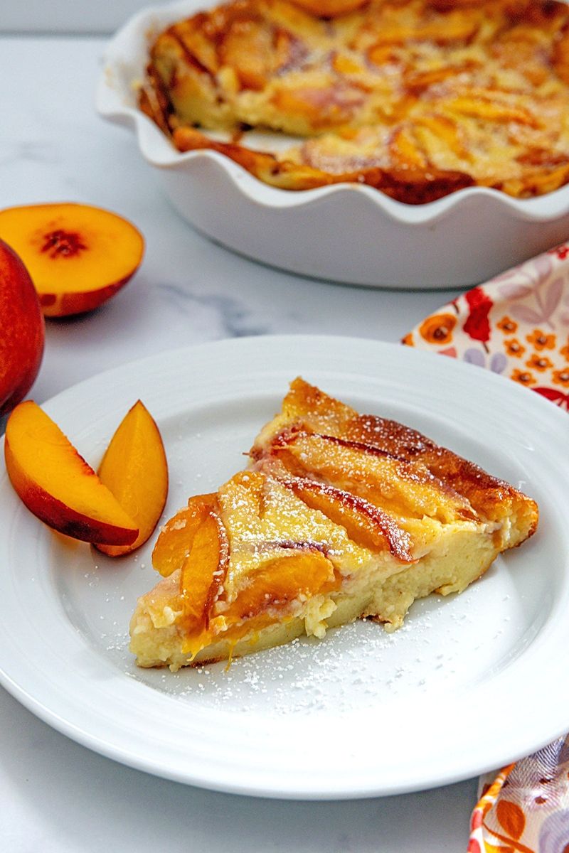 Peach Clafoutis
