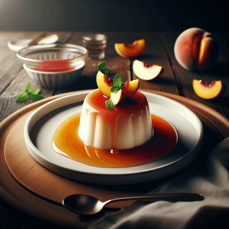 Peach Panna Cotta