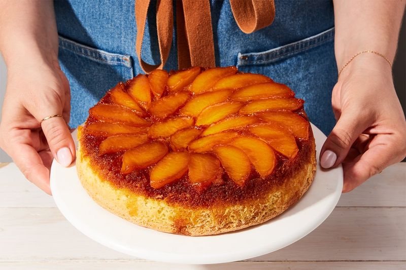 Peach Upside-Down Cake